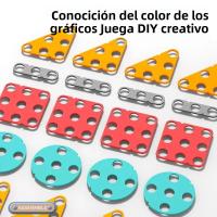 Juego Educativo De Construcción Para Niños 450 Piezas Con Destornillador Kit De Ingeniería De Mosaico Creativo Para Niños Y Niñas Edad 3-12 Años - details 4
