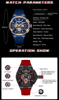 Reloj De Pulsera Deportivo Para Hombre MINI FOCUS De Lujo Con Correa De Silicona Resistente Al Agua Y Cronógrafo Movimiento De Cuarzo - details 8