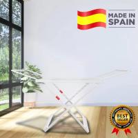 KingnetStore - Tendedero de Ropa con Alas, 20m Espacio Tendido X-Legs, 20 pinzas de ropa incluida, 180 x 108 x 55 / 129 x 54 x 7,3 CM, Tendedero Plegable - Tendedero Extensible - Tendedero Antideslizante - Tendedero para Exterior e Interior - details 2