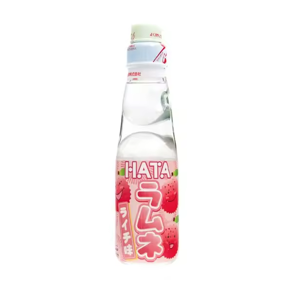 COMIDA BEBIDA JAPONESA ASIATICA HATA-KOSEN LIMONADA RAMUNE DE LICHI - 1