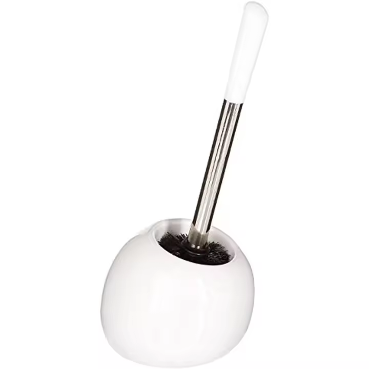 Escobilla de Baño PVC INOX Cerámica Blanco 15.2x15.1x34.8 - 1