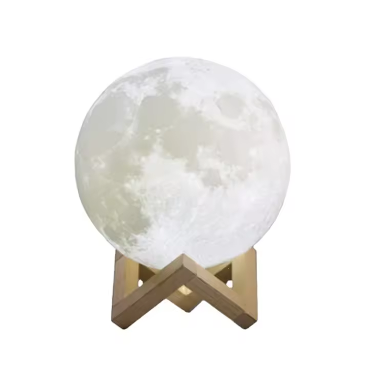Lamp - Moon Lamp 15 cm / Night Lamp - Moon Lamp - Adjustable Color Multi Color - 1