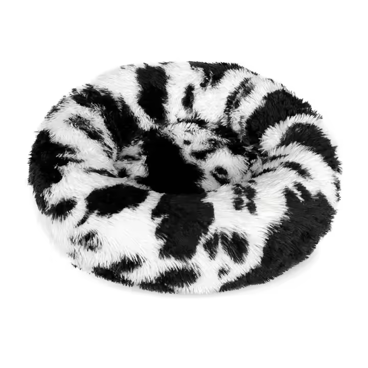 GREATOYAR Cama de Perro, Cama para Perros y Gatos, Cama para Mascotas, Cama Redonda, Cama Donut, Cojín Extraíble y Lavable, Alfombra de Felpa Suave y Mullida, Cómodo, Cálida - 1
