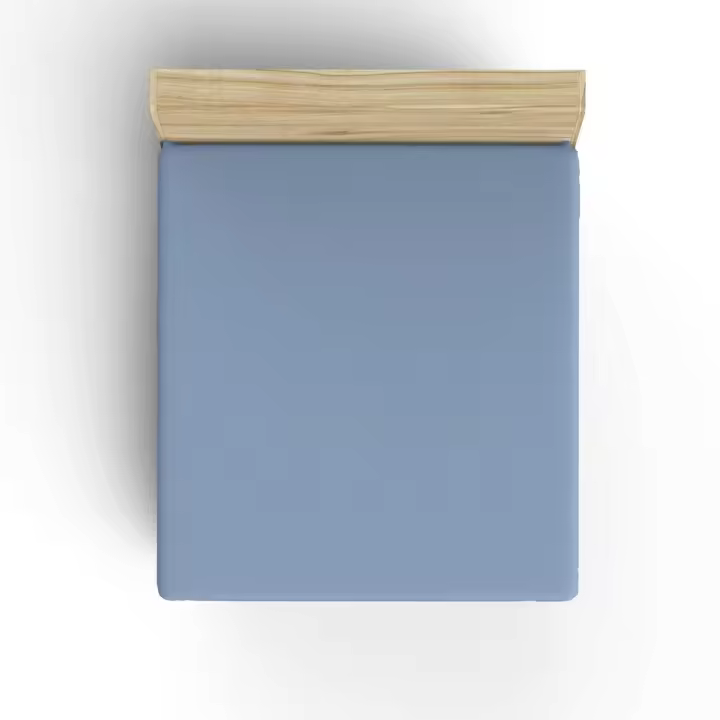 Sábana Bajera Ajustable Wellhome 140x190 Blanca 100% Algodón Antibacteriano - 1