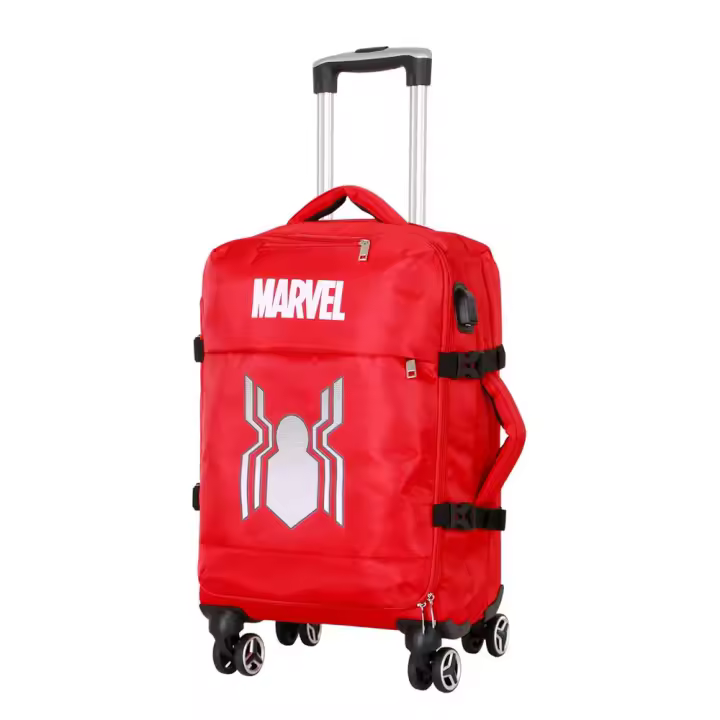 Marvel Spiderman Spider Maleta de Cabina 4 Ruedas, Rojo - 1