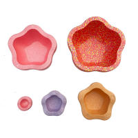 Piedras De Equilibrio Para Niños Juego De Entrenamiento De Equilibrio Antideslizantes Forma De Flor Stackables Para Promover Las Habilidades De Coordinación - details 14