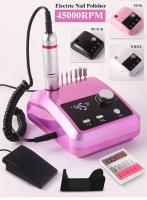 Máquina De Uñas Eléctrica De Alta Calidad Con Pantalla HD Y 45000 RPM Herramienta Profesional Para Manicura Y Pelacera De Metal - details 4