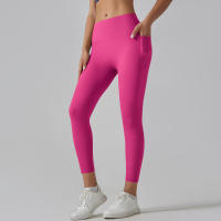 Leggings Para Mujer Con Bolsillos Pantalones De Yoga Para Gimnasio Deporte Fitness De Cintura Alta Control De Abdomen Para Correr Entrenamiento - details 29