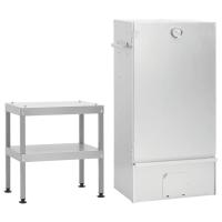 vidaXL Horno ahumador de barbacoa con mesa acero galvanizado ahumador Dimensiones 44.5 x 29 x 83 cm, 44.5 x 29 x 110 cm - details 0