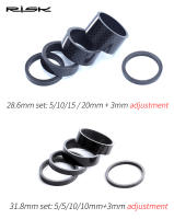 RISK Headset De Bicicleta MTB Road Carbon Fiber Washer 1-1/8" 28.6mm 1-1/4" 31.8mm OD2 Ajuste Del Frente Del Puente Espaciador - details 4