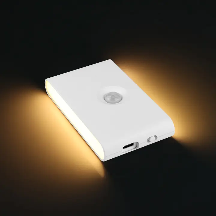 Lámpara Nocturna LED Inteligente Recargable Por USB Sensor De Movimiento Inalámbrico Para Casa Dormitorio Pasillo Emergencia - 1
