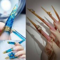 50Pcs Formas De Uñas Extra Largas Rosa Para Extensión De Uñas UV Gel Adhesivo Papel Herramientas De Manicura - details 5