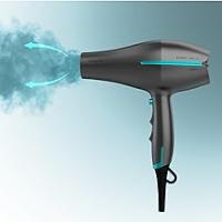 Cecotec Secador de Pelo Iónico Bamba IoniCare 5300 Maxi Aura Black. 2200 W, Motor AC, Función de Aire frío, Cable 1.8 m, Incluye Difusor y Concentrador, Negro - details 1