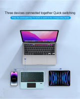 Teclado Bluetooth Sin Frenos HUWEI Para Android iOS Windows Touchpad Retroiluminado Portátil Compatible Con Tablet iPad Laptop Teléfono - details 5
