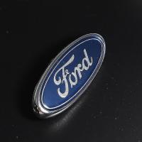 Emblema delantero y trasero ovalado azul/cromado de 145 x 60 mm para Ford Focus Mondeo Transit - details 1