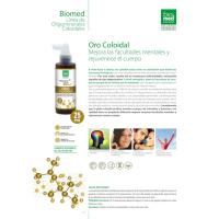 Biomed Oro Coloidal 25 PPM, envase 150 ml., Suplemento Natural para Rejuvenecimiento Celular, Salud Mental y Bienestar Integral - details 1