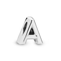 PANDOPRA Dijes de plata de ley 925 con dije de letras del alfabeto para mujer, cuentas de bricolaje - details 0