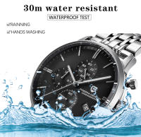 Reloj De Pulsera Deportivo De Lujo Para Hombre PAGANI DESIGN Cuero Genuino 30M Impermeable Calendario Completo Resistente Al Choque Quartzo - details 8
