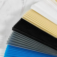 Cortinas De Papel Pliegue 90x150cm Para Ventanas Negras Blindaje Interior Doble Capa Sin Control Inteligente Material CRYSTAL - details 9