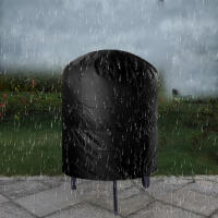 Cubierta Redonda Para Barbacoa Impermeable Y Antipolvo 77x58cm/80x66x100cm Para Camping Y Uso Al Aire Libre Protección Contra La Lluvia - details 0