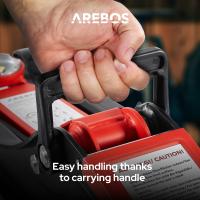 AREBOS 2T Gato De Maniobra De Doble Pistón Hidráulico Para Coches - details 11