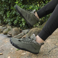 Botas De Invierno Para Hombres Y Mujeres Zapatos Casuales De Nieve Botas De Pies Calientes Para Exteriores Trabajo Zapatillas De Neopreno Cremallera Ajuste Tamaño 36-47 - details 23