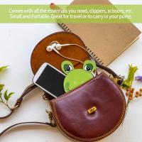 Juego de 7 cortaúñas, juego de manicura, juegos de manicura y pedicura, kit profesional de cuidado de uñas de acero inoxidable, juego de cortaúñas con herramientas para uñas. - details 3