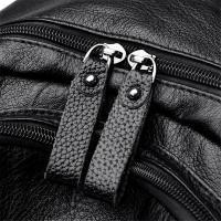 Mochila De Cuero Para Mujer 2024 Alta Calidad Bolsa De Lujo Diseñadora Gran Capacidad Casual Mochilas Sac a Dos Para Niñas - details 15
