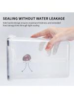 Jars De Almacenamiento De Alimentos Airtight 2.8L Plásticos Con Tapas Reutilizables Y Etiquetas Para La Cocina - details 4