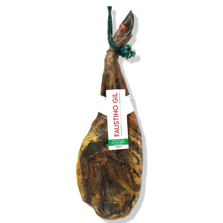 Paleta Ibérico Cebo Campo 50% Raza Ibérica - Peso 5.0Kg - 5.5Kg - Elaboración tradicional - Ibéricos Faustino Gil - - 1