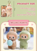 Muñeco De Peluche Labubu Anime Figura De Colección Juguete De Peluche Elf Kawaii Suave Algodón PP Juguete De Animal Para Adultos - details 0