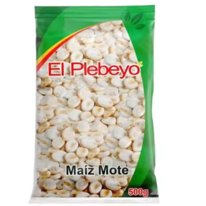MARCA EL PLEBEYO- MAIZ MOTE 500G- DELICIAS PERUANAS - 1