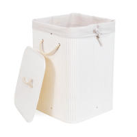 - Ropero de Bambú con Tapa - Cesto de Bambú para Ropa - Almacenamiento de Ropa Sucia Discreto - Varios Colores - details 3