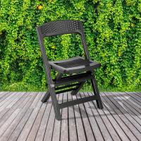 PRO GARDEN Silla plegable antracita modelo Asso 77 x 48 x 47 cm - details 1