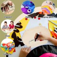 Tablero Sin Acabar Con 6 Formas De Leña Para Manualidades DIY Pintura Y Decoración Navideña Con Cuerda Para Colgar - details 2