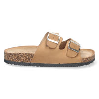 Davinia Shoes Sandalia Plana de Mujer, con Planta de Anatomica de Bio, y Hebillas, Primavera Verano 2021 Shoes&Blues.es 1AY-1056-Camel - details 1