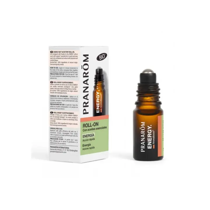 Pranarôm Energy Roll-on 5ml - Combate la Fatiga y Proporciona Energía Duradera - 1