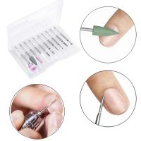 Kit De 10 Piezas De Brocas Para Uñas Eléctricas LULAA Accesorios Para Cutícula Herramientas De Archivo De Uñas Manicura Y Pedicura En Acero Inoxidable - details 1
