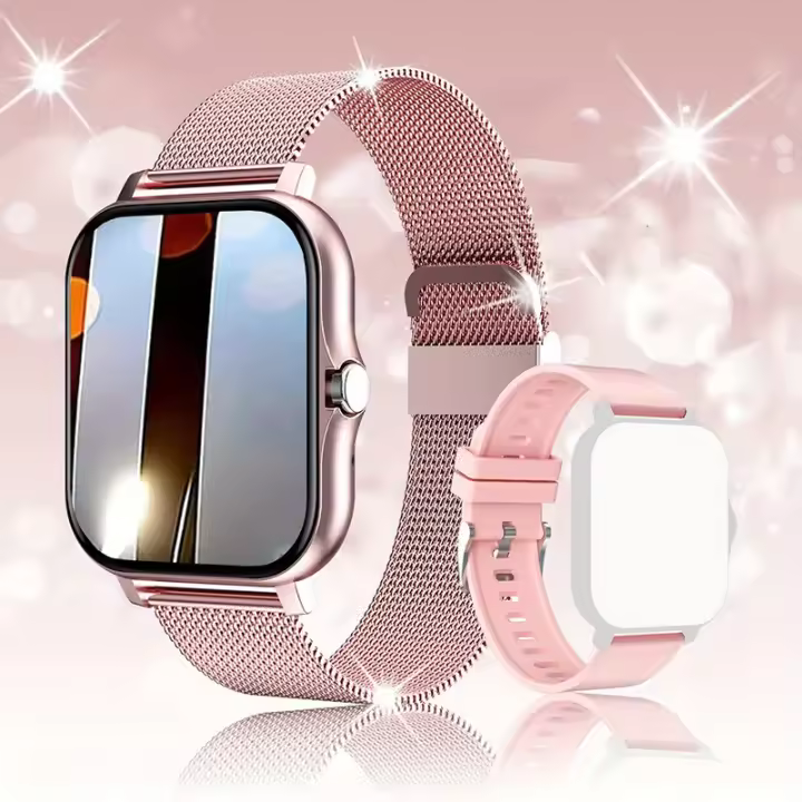 Arterial Resistant to Agua IP68 para Android and iOS Gift Perfecto Reloj Inteligente para Mujer with Función de Ritmo Cardíaco y Presión - 1