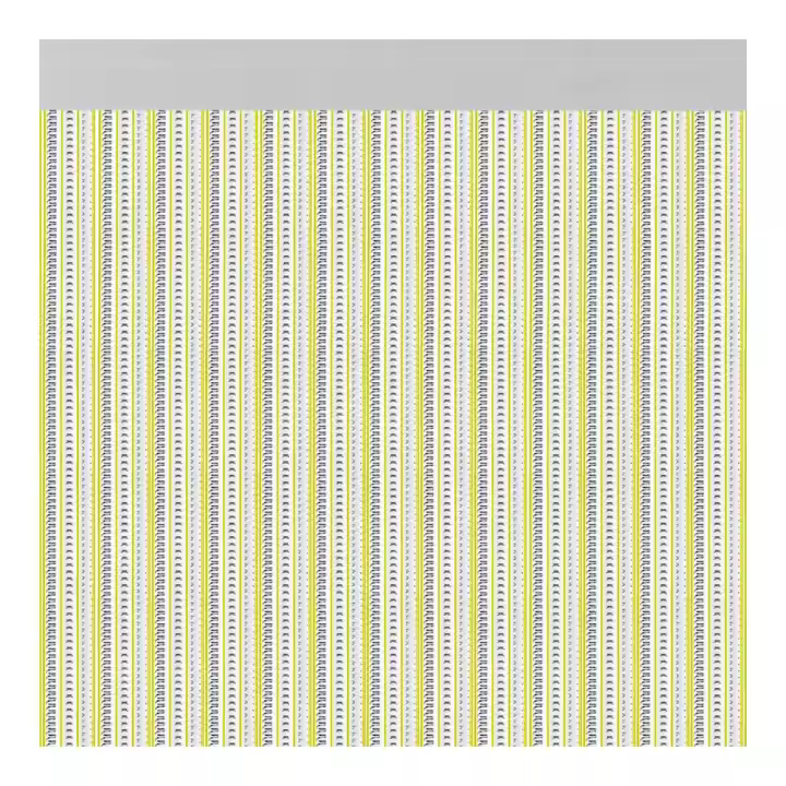 Cortina para puerta modelo "brescia" color amarillo 90x210cm m63166 acudam - 1