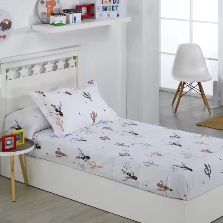 Edredón Ajustable Cama Infantil Cactus - 1