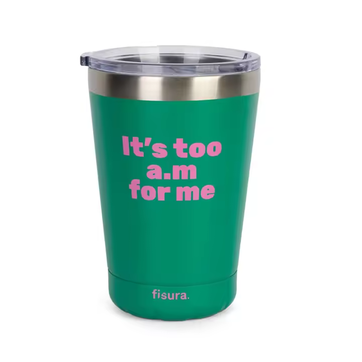 Fisura – Vaso termo original. Vaso café 310 ml. Acero inoxidable. Libre de BPA. - 1