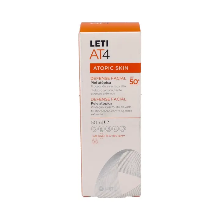 LETI AT-4 DEFENSE FACIAL FP 50+ 50 ML PK - 1