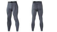 Pantalones De Entrenamiento De Compresión Para Hombres Ropa Deportiva Quick Dry Leggings Para Correr Y Ejercicios Fitness Con Cierre Elástico - details 6