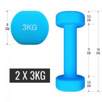 Gorilla Sports Set de mancuernas de 12 kg con estuche - details 2