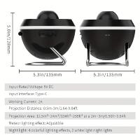 Proyector De Luz Nocturna Galaxia Dinámica Meteor 13 En 1 4K HD RGB Para Decoración De Habitación Regalo Para Niños Botón Rotatorio Espacial Para Navidad - details 1