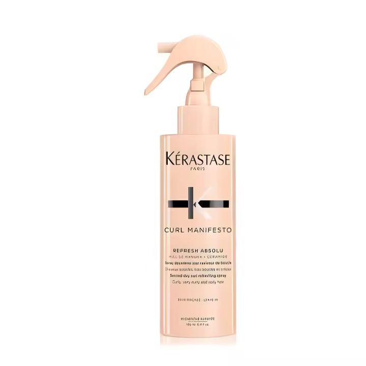 Kérastase Curl Manifesto Refresh Absolu 190 ml - Spray refrescante que se aplica entre lavados para cabellos ondulados, rizados y muy rizados - 1