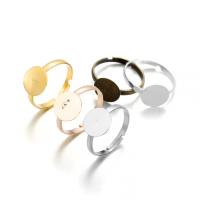 Anillos Blancos Metálicos Ajustables Para DIY 20-40Pcs/lot 7-10mm Suministros Para Fabricación De Joyas Accesorios De Encaje - details 3