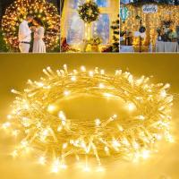 Cadena De Luces Faeiry Con Batería LED Para Decoración De Fiesta De Boda Cumpleaños Y Valentine's Day 2M-10M Varias Longitudes Disponibles - details 1