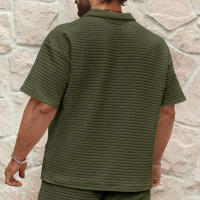 Camiseta Casual Para Hombres Verano 2024 Cuello Redondo Color Sólido Manga Corta Transpirable Y Cómoda Disponible En Varias Tallas Y Colores - details 11